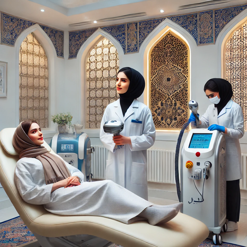 لیزر موهای زائد در اصفهان با تکنولوژی پیشرفته و ایمن